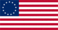 American Flag 13 Stars 1777 Continental Congress