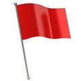 Red warning flag