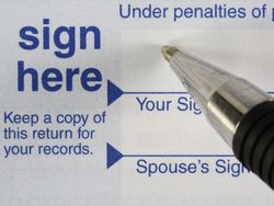 Sign joint taxes