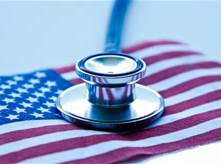 ACA Graphic Stethoscope on Flag